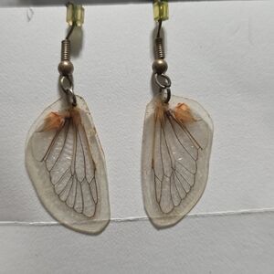 5/$20 Real Butterfly Wing Earrings